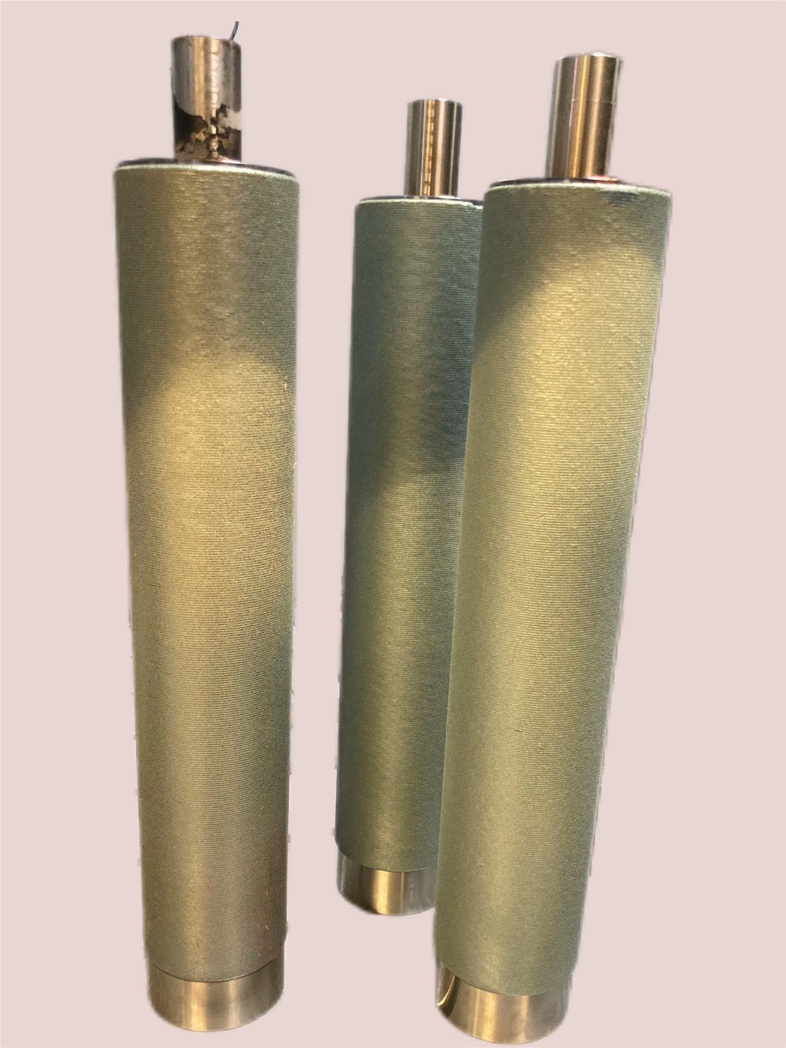 Final rolling die cylinder after laser cladding and finishing