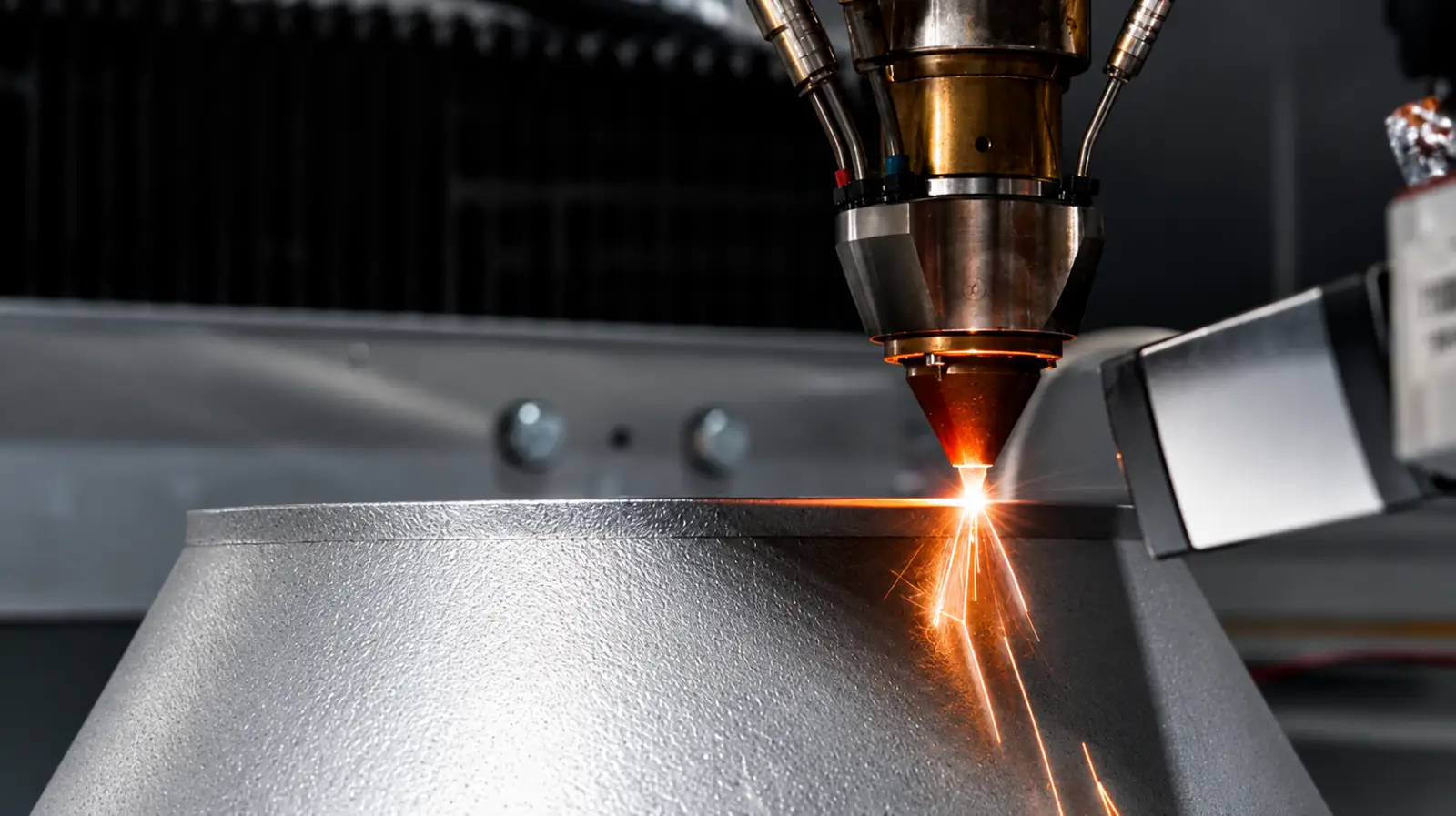 Inconel demonstration part produced with Laser Metal Deposition