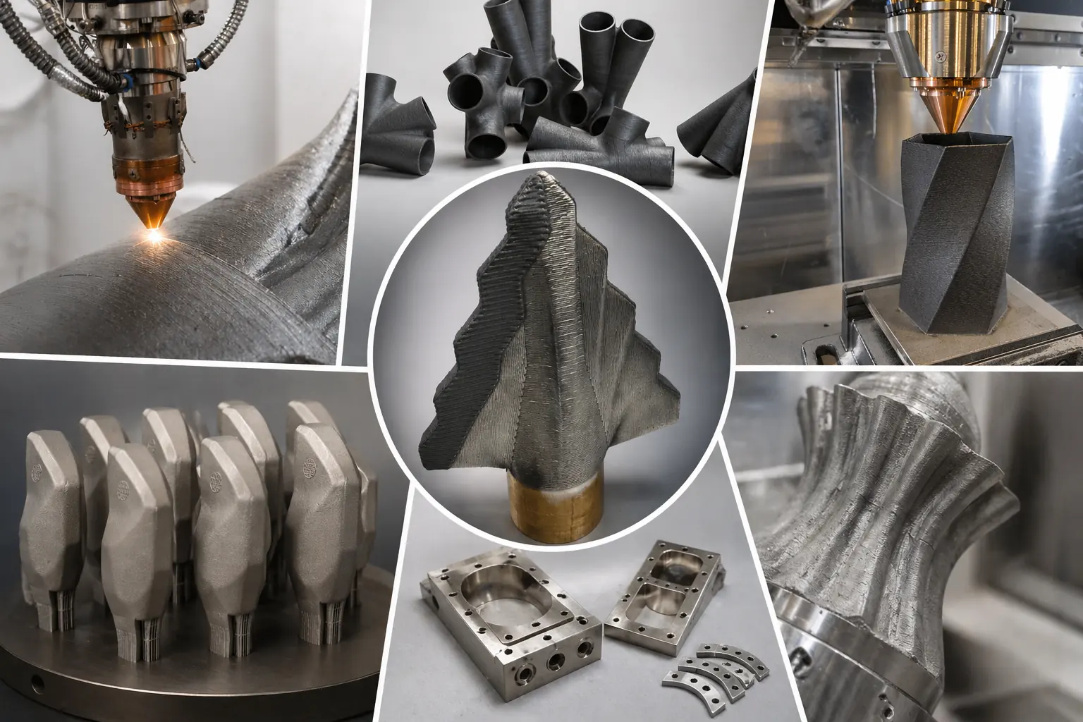 Metal additive manufacturing component for manufacturing route context